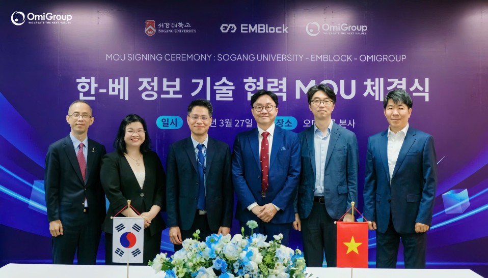 OmiGroup, Sogang University & EMBlock: 